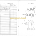 Hitachi KH180-70Q Direct Coupled Type Earth Auger Parts Catalog