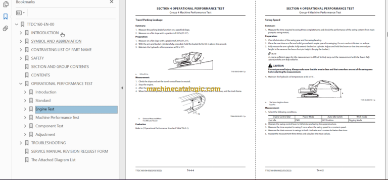 Hitachi ZX250LC-6 Technical and Workshop Manual