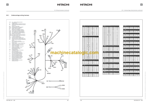 Hitachi ZX95W-7 Wheeled Excavator Repair Manual