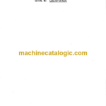 Hitachi Sumitomo SCX700GLS Crawler Crane Parts Catalog