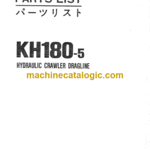 Hitachi KH180-5 Parts Catalog