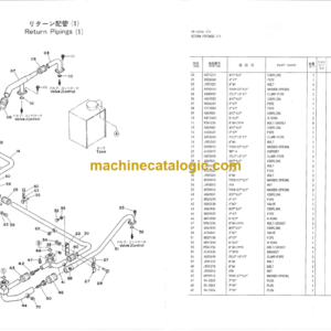 Hitachi KH180-5 Parts Catalog