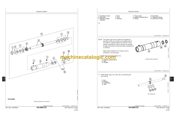 John Deere 325J Backhoe Loader Repair Technical Manual
