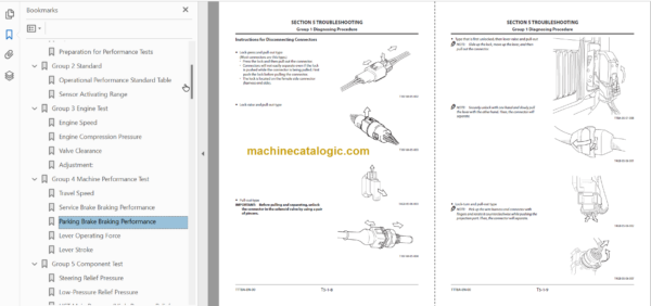 Hitachi ZC35C-5 ZC35T-5 ZC50C-5 ZC50T-5 Vibratory Roller Technicial and Workshop Manual