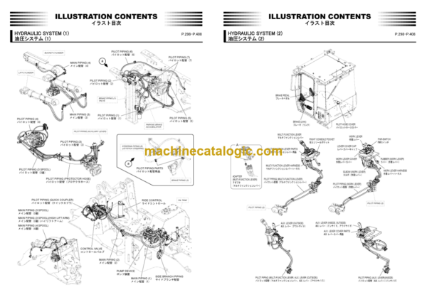 Hitachi ZW100-6 ZW120-6 Wheel Loader Parts Catalog