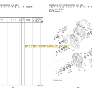 Hitachi ZW310-5B Wheel Loader Equipment Components Parts Catalog (PNFA-E1-1)