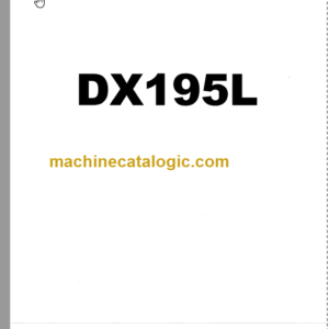 Hitachi DX195L Crawler Dozer Service manual