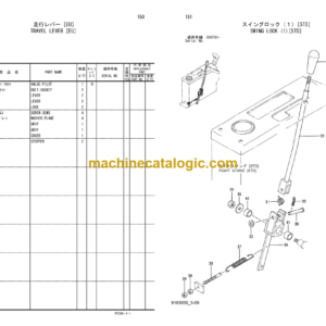 Hitachi Sumitomo SCX700 Crawler Crane Parts Catalog