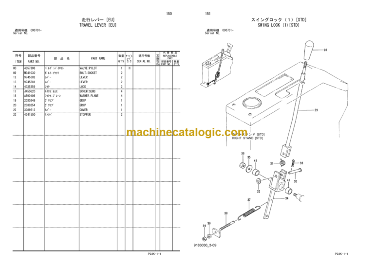 Hitachi Sumitomo SCX700 Crawler Crane Parts Catalog