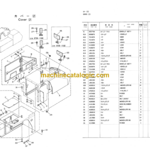 Hitachi KH180-3 Crawler Crane Parts Catalog