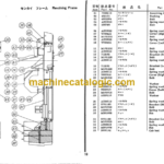 Hitachi KH180 Crawler Crane Parts List