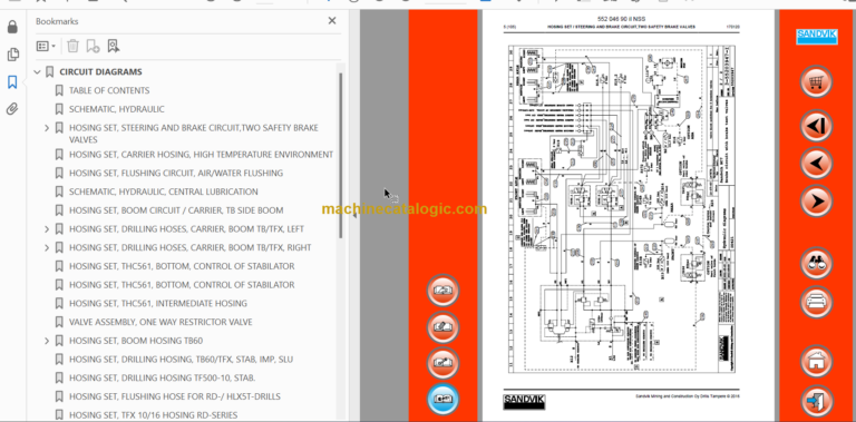Sandvik DD421-60C Drill Rig Parts Manual Serial No. 116D43797-1