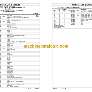 Caterpillar 12H Motor Grader Parts Manual