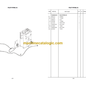 TATA Hitachi ZAXIS 80-GI Hydraulic Excavator Parts Catalog