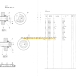 Hitachi KH1000L Hydraulic Crawler Crane Parts Catalog Serial No.0133-