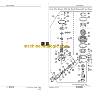 John Deere 670D 672D 770D 772D 870D and 872D Motor Grader Repair Technical Manual