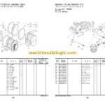 Hitachi ZC220P-6 Tired Roller Engine Parts Catalog Parts Catalog