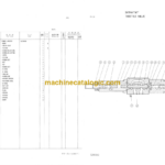 Hitachi KH125-3 Equipment Components Parts Catalog Serial No.0601～0727