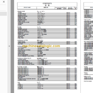 Hitachi EG65R-3 Rubber Crawler Carrier Parts Catalog