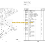 Hitachi ZW370 Wheel Loader Engine Parts Catalog