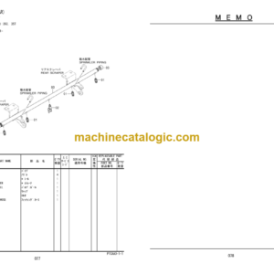 Hitachi ZC35C 35T Vibratory Roller Parts Catalog