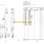 Hitachi RD135R RD140R Rotating Rubber Crawler Carrier (PTRB-E1-1) Parts Catalog