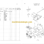 Hitachi KH300-3 Hydraulic Crawler Crane Parts Catalog