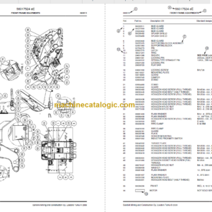 Sandvik LH517 Parts Manual Serial No. L717D557