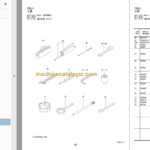 Hitachi EG65R-3 Rubber Crawler Carrier Parts Catalog