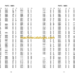 Hitachi ZC35C 35T Vibratory Roller Parts Catalog