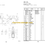 Hitachi RD135R RD140R Rotating Rubber Crawler Carrier (PTRB-E1-1) Parts Catalog