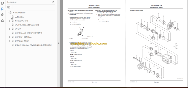 Hitachi ZC125M-5 Macadam Roller Technicial and Workshop Manual