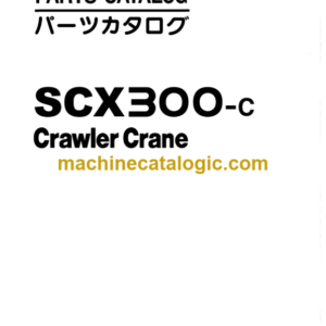 Hitachi Sumitomo SCX300-C Crawler Crane Parts Catalog