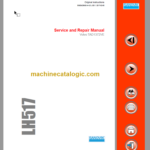 Sandvik LH517 Workshop Manual Serial No. L717D557