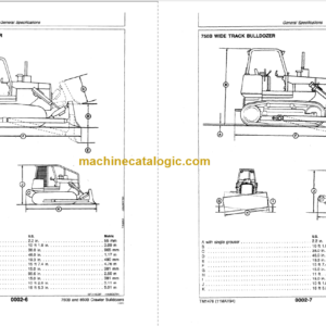 John Deere 750B and 850B Crawler Bulldozer Repair Technical Manual