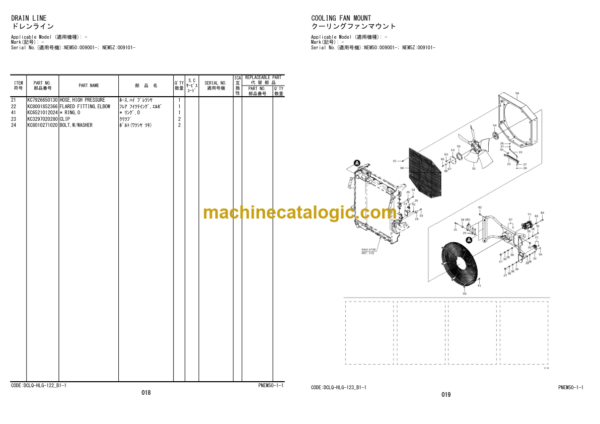 Hitachi ZW250-6 Wheel Loader (PNEM50-1-1) Parts Catalog