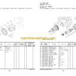 Hitachi ZC35C-5 35T-5 ZC50C-5 50T-5 Vibratory Roller Engine Parts Catalog (PTCJA0-EG1-2)