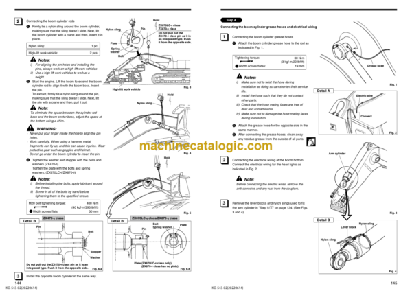 Hitachi ZX-6 Series ASSEMBLY PROCEDURE MANUAL