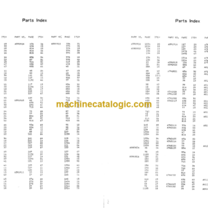 Hitachi KH150-2 Hydraulic Crawler Crane Parts Catalog