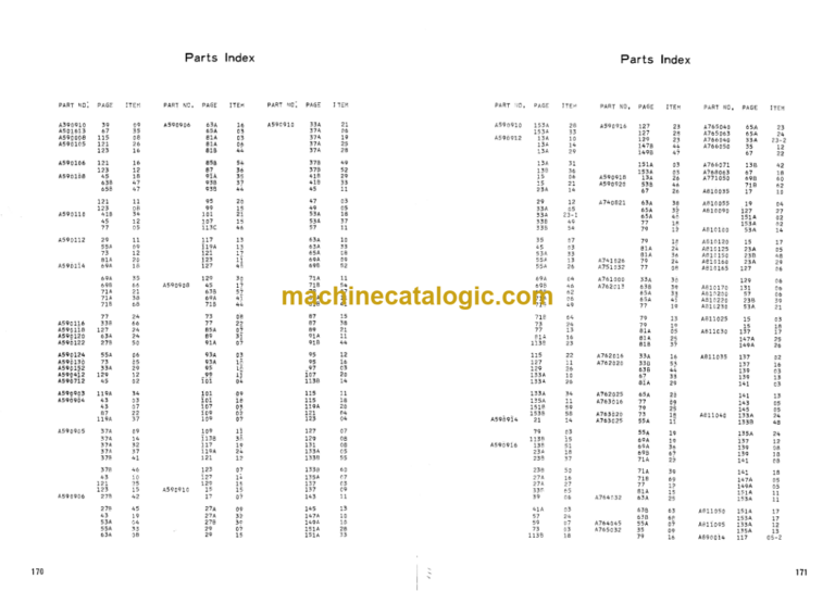 Hitachi KH150-2 Hydraulic Crawler Crane Parts Catalog