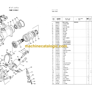 Hitachi KH850-3 Equipment Components Parts Catalog