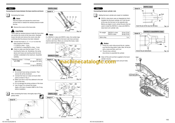 Hitachi ZX-6 Series ASSEMBLY PROCEDURE MANUAL