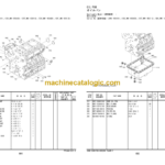 Hitachi ZC35C-5 35T-5 ZC50C-5 50T-5 Vibratory Roller Engine Parts Catalog (PTCJA0-EG1-2)