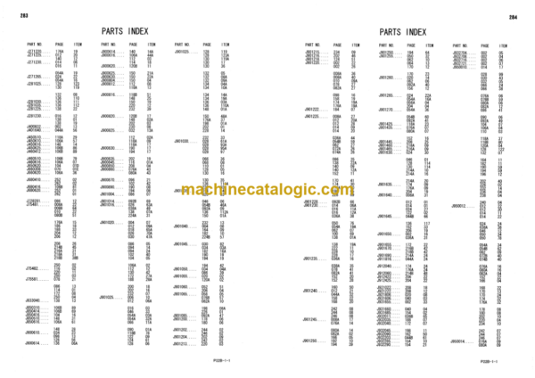 Hitachi Sumitomo SCX300-C Crawler Crane Parts Catalog