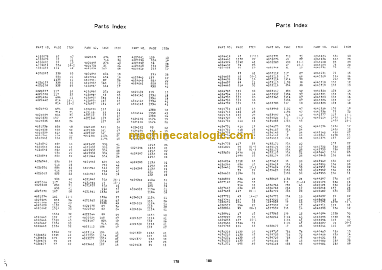Hitachi KH150-2 Hydraulic Crawler Crane Parts Catalog
