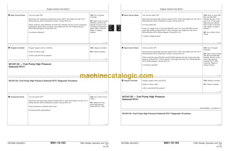 John Deere 748H Skidder Operation and Test Technical Manual