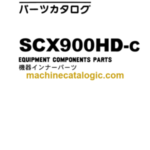 Hitachi Sumitomo SCX900HD-C Equipment Components Parts Catalog