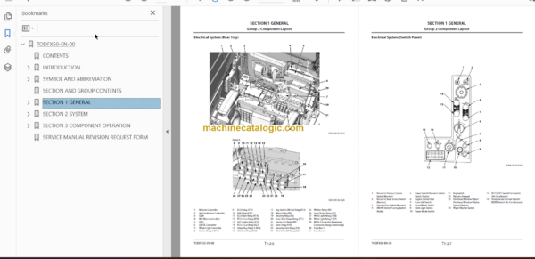 Hitachi ZC220P-6 Tired Roller Technicial and Workshop Manual