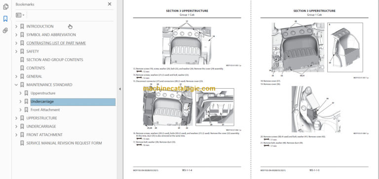 Hitachi ZX250LC-7 ZX250LCN-7 Technical and Workshop Manual