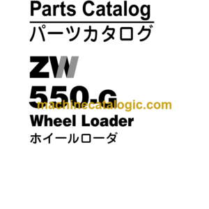 Hitachi ZW550-G Wheel Loader Parts Catalog